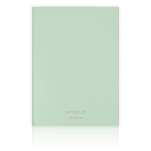 Victorias Journals Softtones Esnek kapak Defter A5 80 gr. Krem 128 yp. Noktalı Yeşil