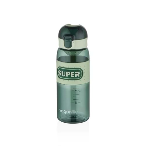 VagonLife 600 ml Filtreli Plastik Su Matarası Vgn-2024
