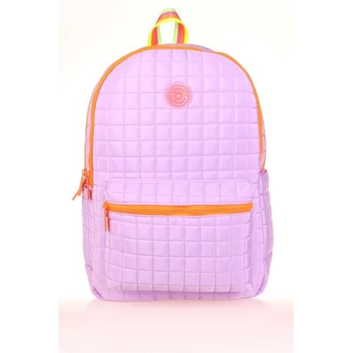 Kaukko Quilted Sırt Çantası Lilac K1772