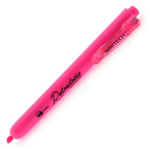 Writech W-805s Basmalı İşaretleme Kalemi Neon Pink