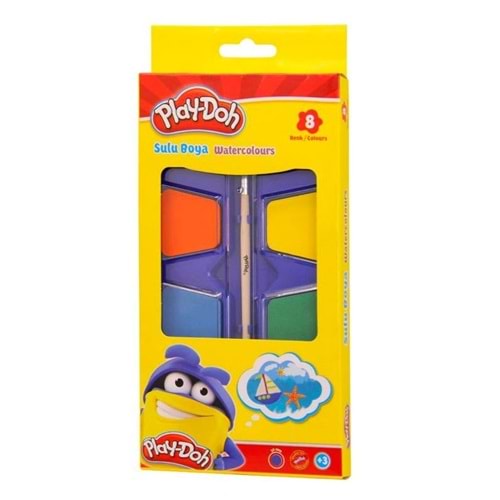 Play-Doh Sulu boya 8 Renk Jumbo 35Mm