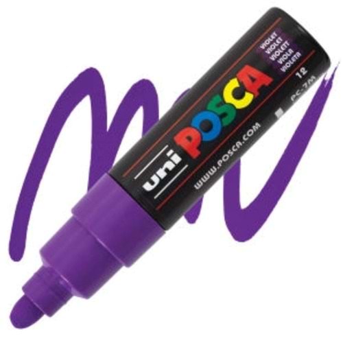 Uni Posca Akrilik Marker Pc-7m / 4.5-5.5 mm Mor
