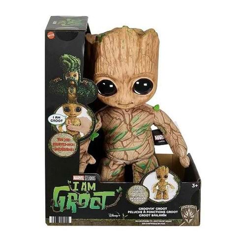 Mattel Marvel I Am Groot Groovin Groot Sesli ve Hareketli Peluş