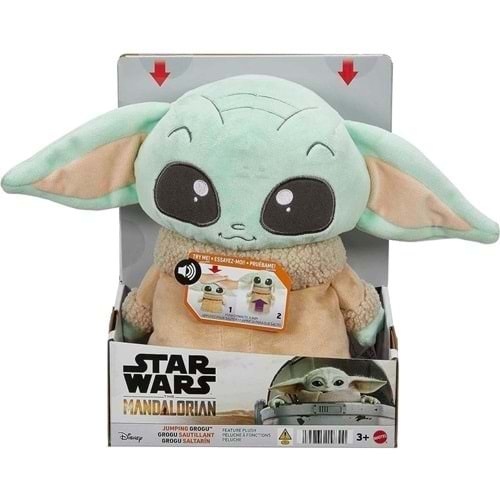 Mattel Star Wars Jumping Grogu Feature Plush