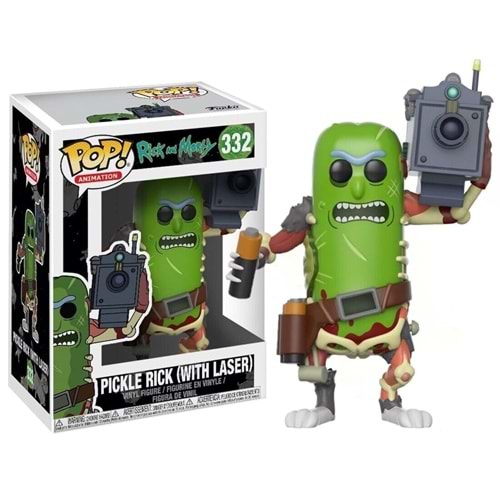 Funko POP Figür Animation: Rick & Morty Pickle Rick w/Laser