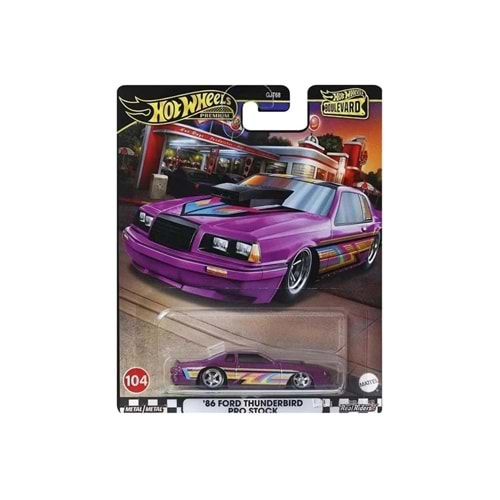 Mattel Hot Wheels Boulevard Premium Araçlar 86 Ford Thunderbird Pro Stock