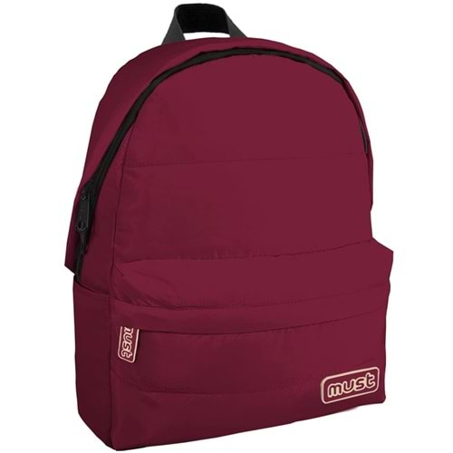 Must Backpack Sırt Çantası PUFFY - 42 x 32 x 17 cm - Bordeaux / Cream