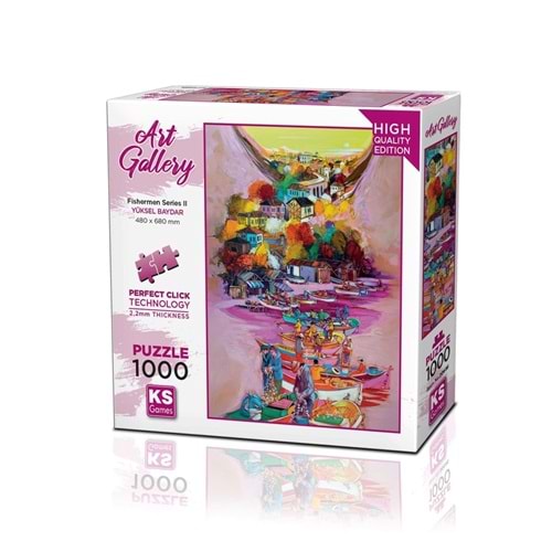 Ks Games 1000 Parça Fishermen Series II Puzzle