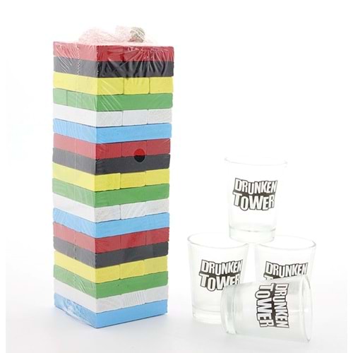 Alk-1493 Jenga Shot Bardak Oyunu