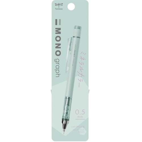 Tombow MONO graph Mineral Mekanik Kurşun Kalem 0,5mm Blisterli Sorbe Mavi