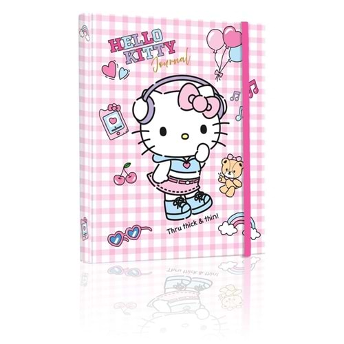 Victoria's Journals Hello Kitty Gizli Spiralli Günlük Journal 17x24 cm