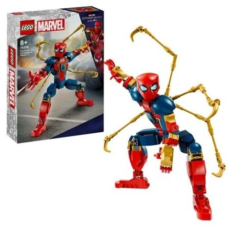Lego Marvel Iron Spiderman Maket Figür