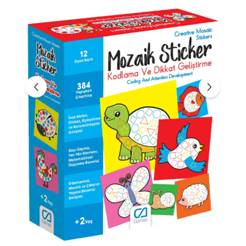 CA Games Mozaik Sticker Kodlama Oyunu