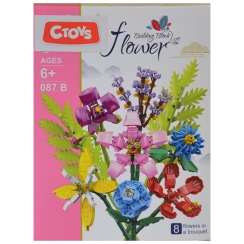 Ctoys Surprise Flower Building Block 087B