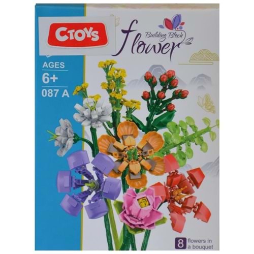 Ctoys Surprise Flower Building Block 087A
