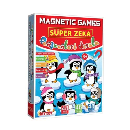 Diytoy Manyetik Penguenleri Sırala