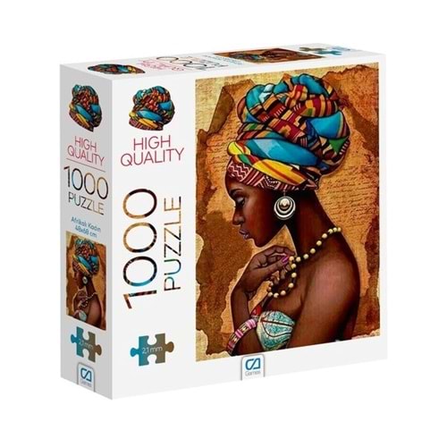 CA Games 1000 Parça Afrikalı Kadın Puzzle
