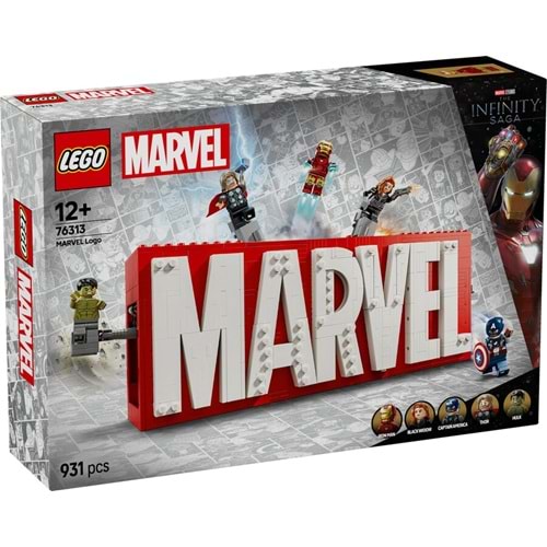 LEGO® Marvel MARVEL Logosu ve Mini figürleri