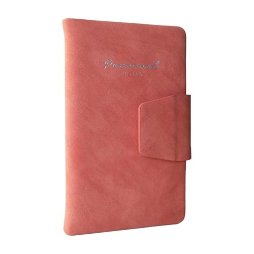 Victoria'S Journals Sert Kapak Cep Defteri 96 Yp.80 Gr.Çizgili Peach
