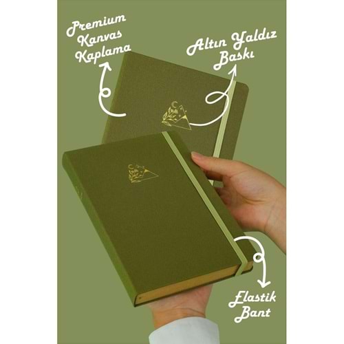 Victoria'S Journals Bujo Kraft Defter Keten 96 Yp. Yeşil
