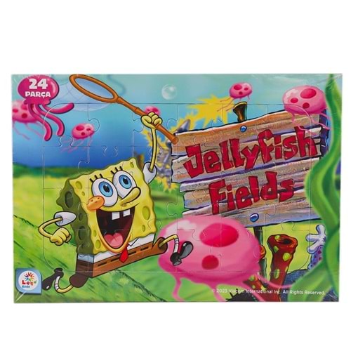 Laço Kids 24 Parça SpongeBob Taslamalı Frame Puzzle