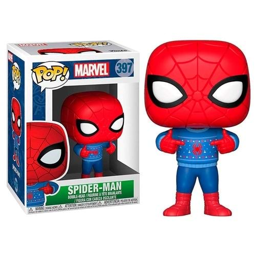 Funko POP Marvel: Holiday Spider-Man w/ Ugly