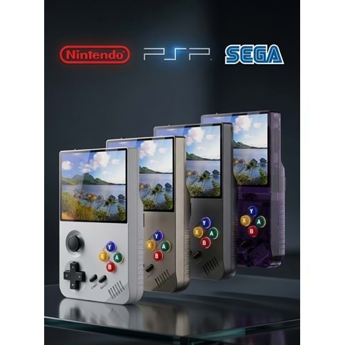 Retro Arcade Cep Konsolu 3.5 İnç Ekranlı 3000 mAh Taşınabilir Oyun Cihazı – HDMI HD Çıkış Destekli