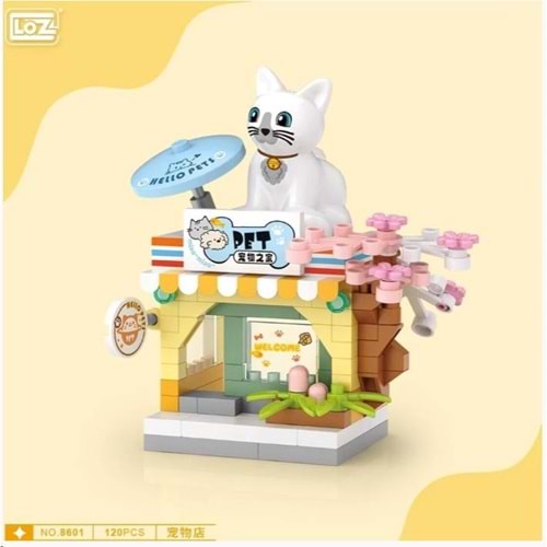 Loz Lego 8601 Mikro Blok Çanta Pet Shop