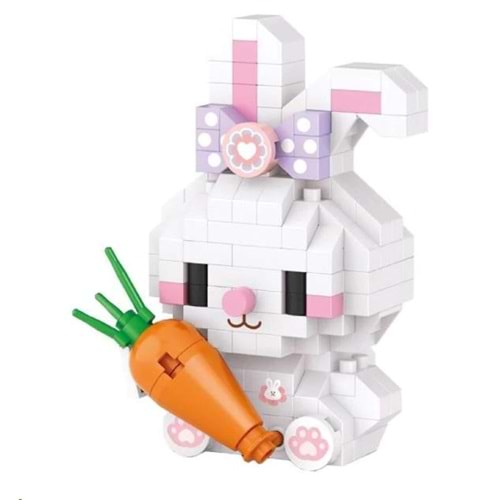 Loz Lego 8610 Mikro Blok Çanta Tavşan