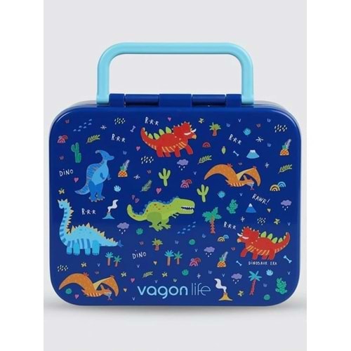 Vagonlife VGN092 1000 ml Mavi Lunchbox Beslenme ve Yemek Kabı