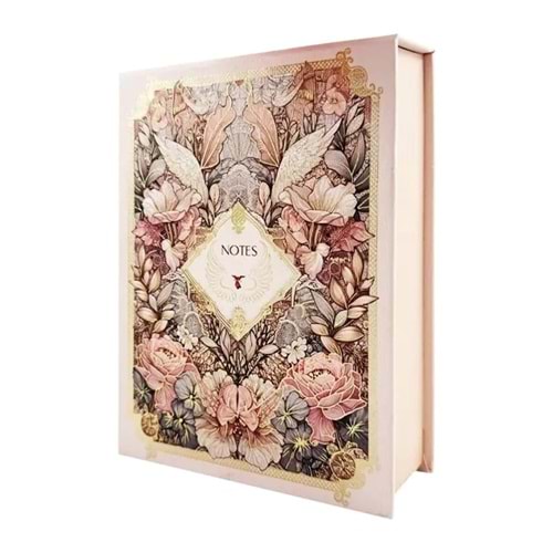 Victoria’s Journals 11x15.8 Sert Kap.ivory Kağıt Renkli Kenar Çizgili Notluk 340yp 125-2160