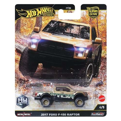 Hot Wheels Premium Car Culture HW Off Road 2017 Ford F-150 Raptor