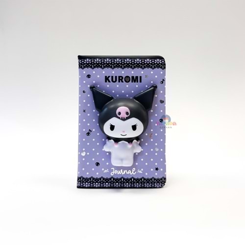 Victoria's Journals Kuromi Squishy Günlük . A6. 192 sf. 100 gr. Renkli sflar. 12 li Displey