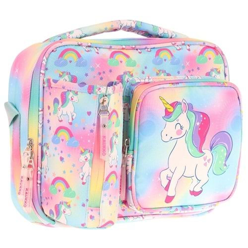 Kaukko Kids Beslenme Çantası Plush Unicorn