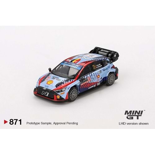 Hyundai i20 N Rally1 Monte Carlo Rally 2024 Winner #11 (LHD) (Diecast Car)