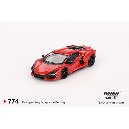 Mini GT #774 1/64 Lamborghini Revuelto Arancio Dac Lucido (RHD)