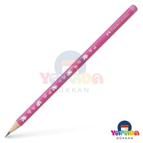 Faber-Castell Unicorn 111510 HB Pembe Kurşun Kalem