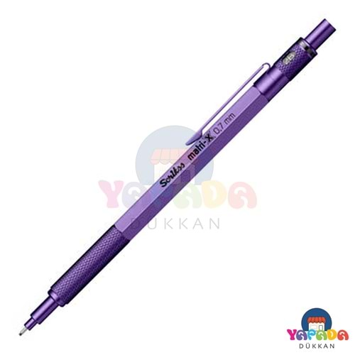 Scrikss Matri-X Mekanik Kurşun Kalem 0.7 mm Metalik Mor