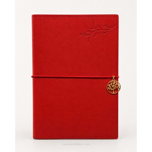 Victoria’s Journals Mekanizmalı Vegan Deri Kapaklı Defter 160 Sayfa - Pudra Pembe