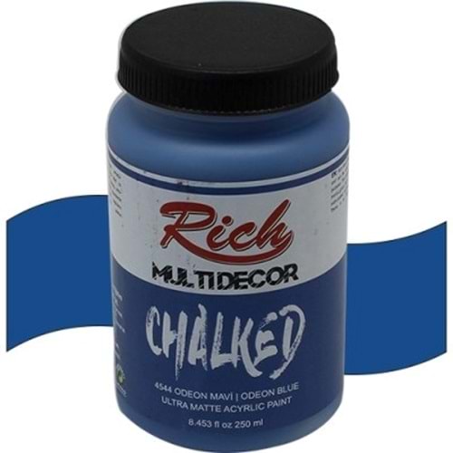 Rich Multi Decor Chalked Akrilik Boya 250cc. 4544 ODEON MAVİ