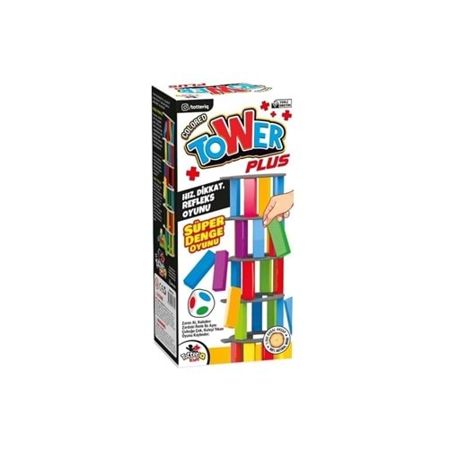 Renkli Tower Dikkat Denge Beceri Oyunu