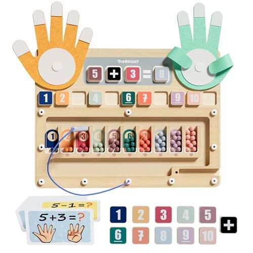 Top Bright Finger And Bead Math Preschool