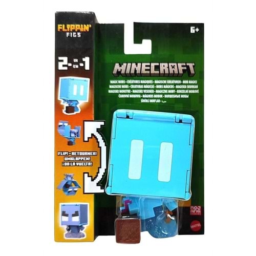Minecraft Flippin' Figs Steve ve Sihirli Zırhında Steve Figür