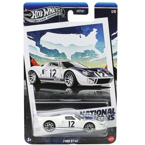Hot Wheels Silver Series National Icons Ford GT40 -JBY87