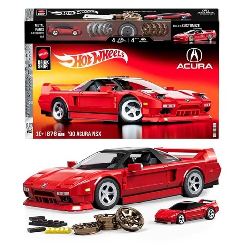 Brick Shop Hot Wheels Elite Serisi 90 Acura NSX 876 Parça