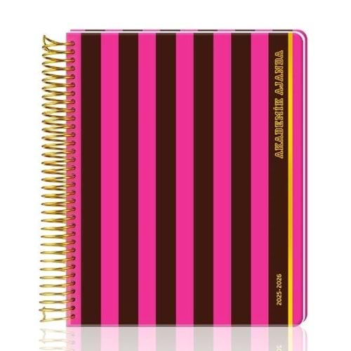 Victoria’s Journal Akademik Ajanda Spiralli Sert Kapak Ayraçlı 17x23 Cm ...