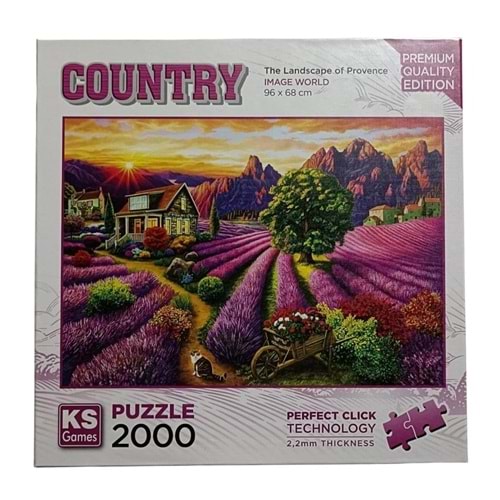 Ks Games 2000 Parça The Landscape of Provence Puzzle 22532