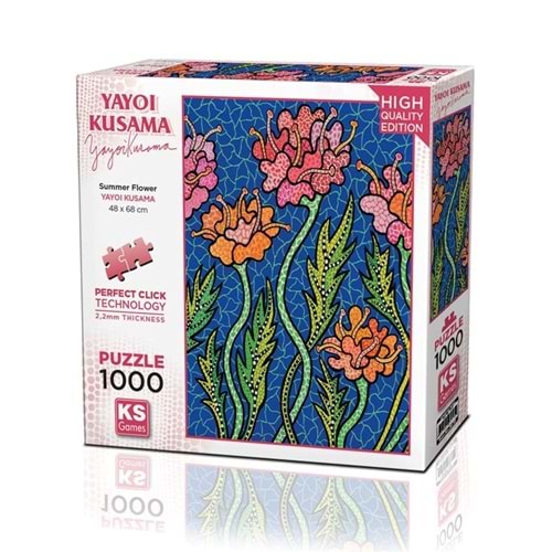 Ks Games 1000 Parça Yaz Çiçekleri Puzzle - Ks Games Puzzle