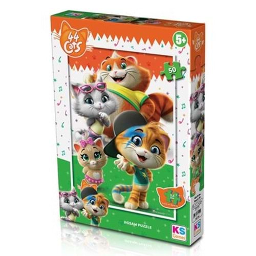 Ks Games 50 Parça - 44 Cat Çocuk Puzzle