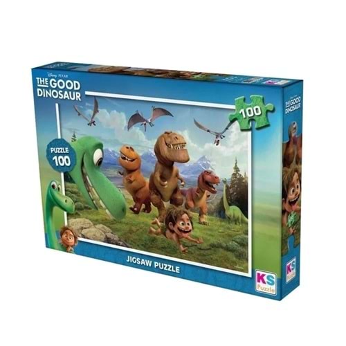 Ks Games 100 Parça - Good Dinosaur Çocuk Puzzle